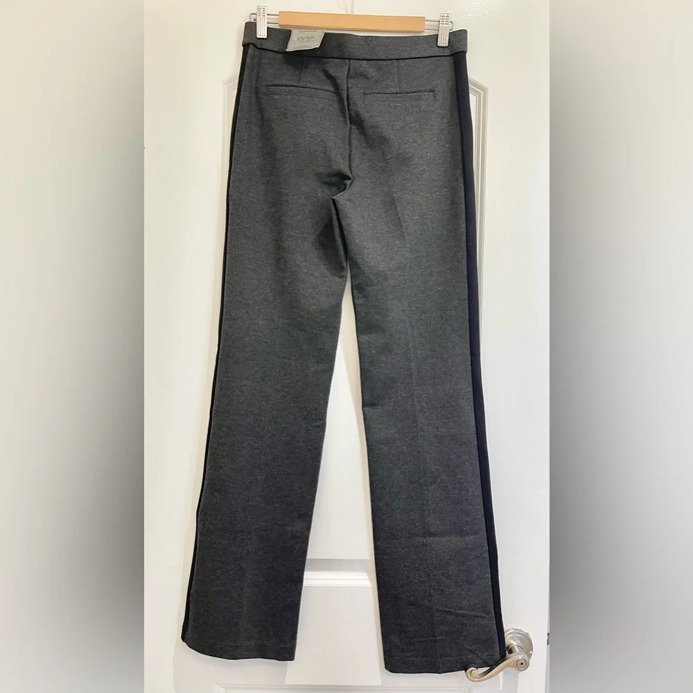 NWT | One by Chapter One | Dark gray w/ side stripes | Pull-on pants | Stretch - Picture 2 of 9